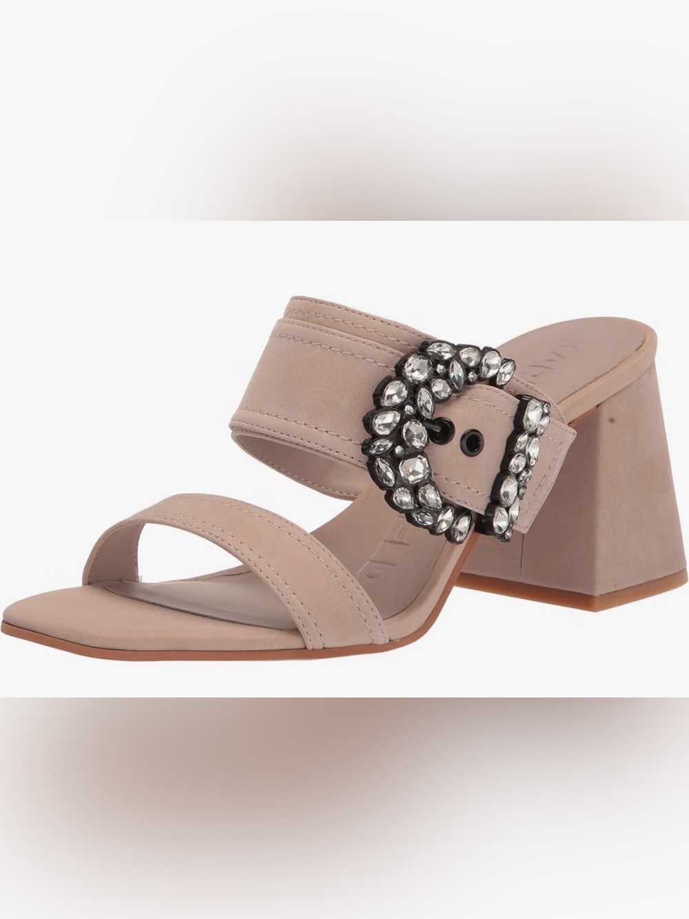 Karl Lagerfeld Paris Ornamented Dress Sandals Black Size 10 NWOB